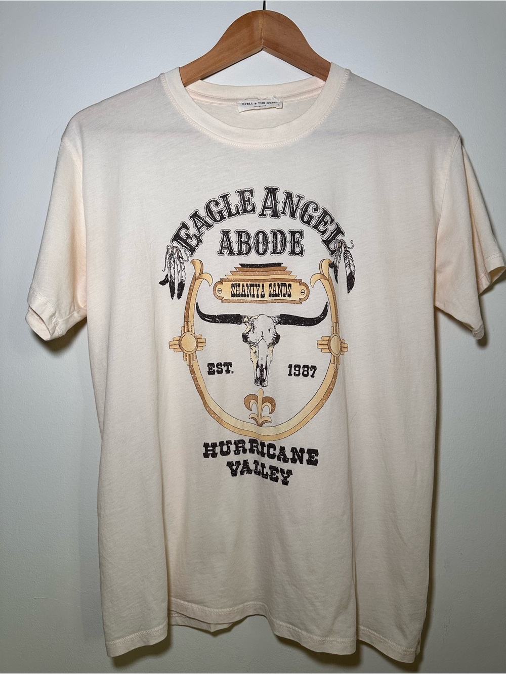 Spell & The Gypsy - Eagle Angel Graphic Tee - S